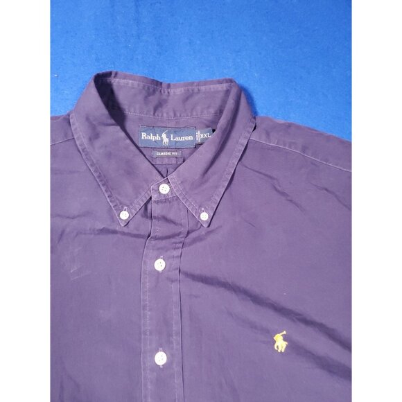 Ralph Lauren  Classic Fit Men's Size XXL button Down Short Sleeve Shirt - Picture 12 of 16